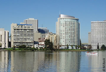 photo of buildings near Lake Merritt